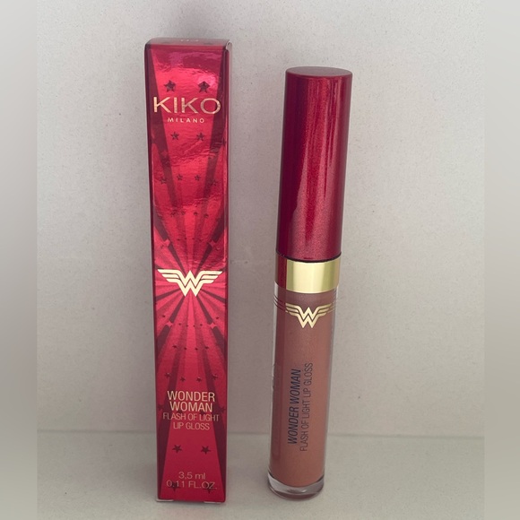 Kiko Milano • Wonder Woman Flash of Light Lip Gloss • 03 Epic Peach 🍑 • 🆕 - Picture 3 of 10